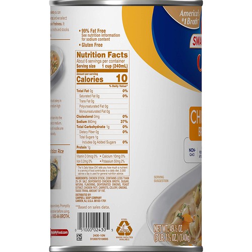 Chicken Broth 12/49.50 Oz