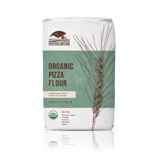 Organic Type "00" Normal Pizza Flour, 5lb