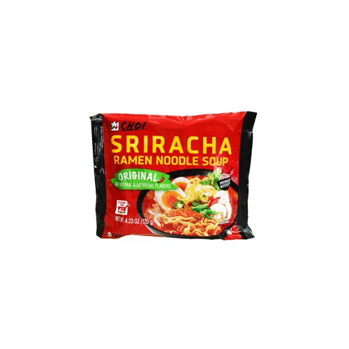 Choi Sriracha Ramen 120g Pouch Original, 5 Pack