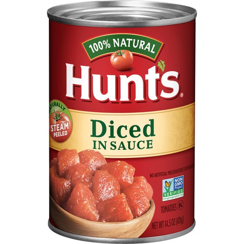 HUNTS Diced Tomatoes in Sauce, 12/14.5oz