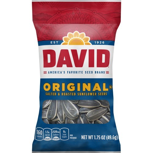 DAVID Original Sunflower Seeds, 1.75oz