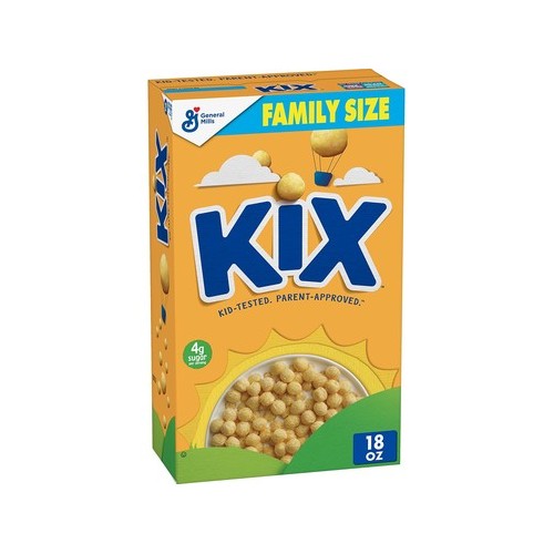 GM KIX CEREAL FAMILY SIZE