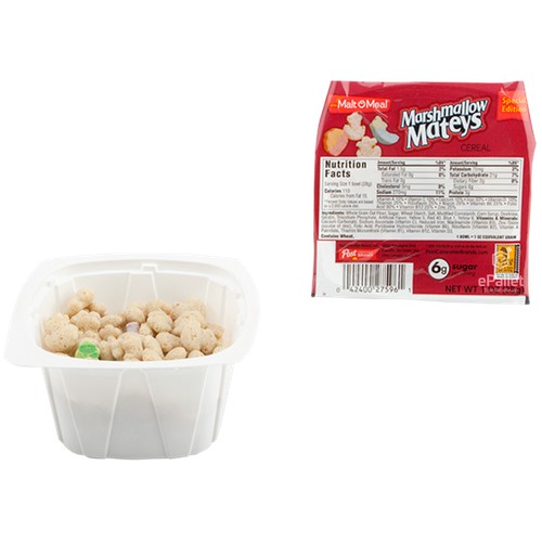 Marshmallow Mateys Cereal - Special Edition Single Serving Bowl