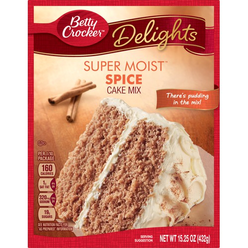 Super Moist Cake Mix, 15.25 oz, Spice