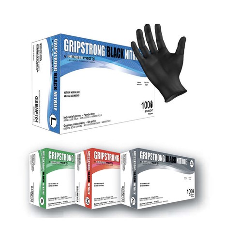Gripstrong Black Nitrile Industrial