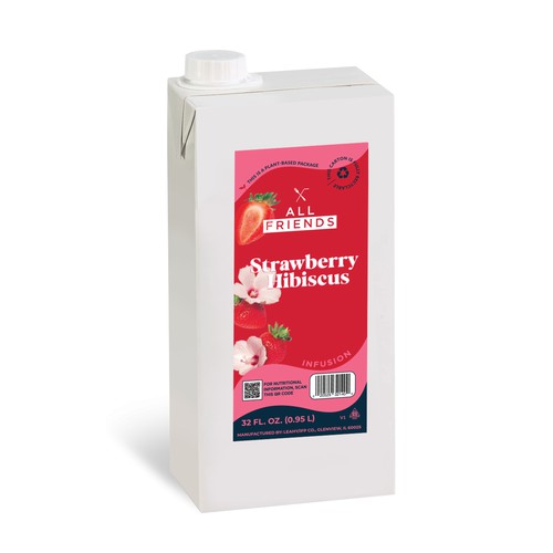 Strawberry Hibiscus 32oz