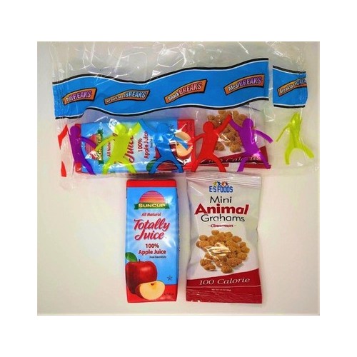 Snack Kit, Mini Cinnamon Grahams WG, 6oz Apple Juice