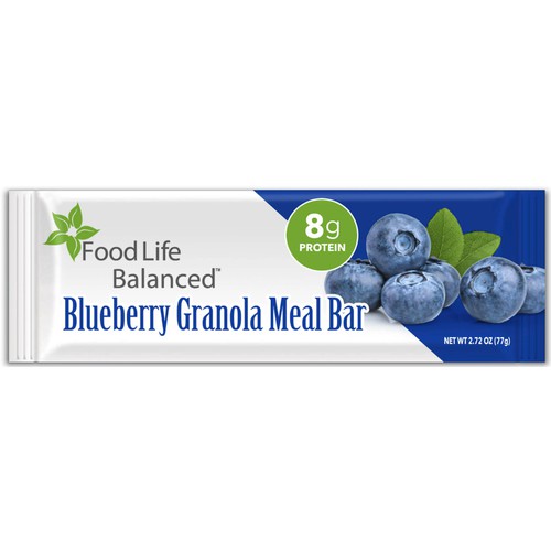 E Pallet Food Life Balanced Blueberry Chocolate Granola Meal Bar