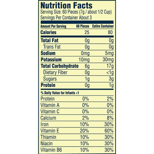 gerber puffs nutrition facts
