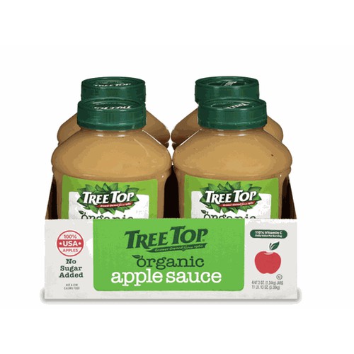 Tree Top Organic NSA Apple Sauce 4/48 oz.