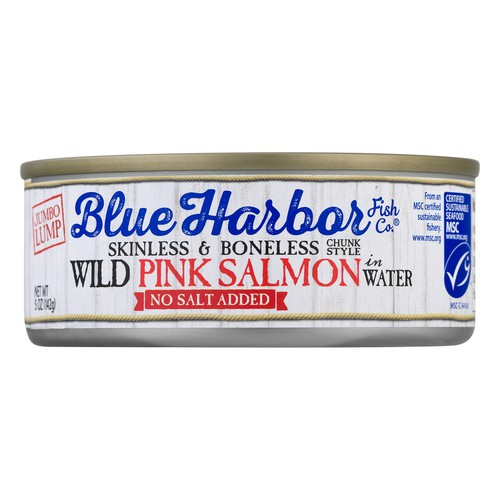 Wild Pink Salmon, No Salt Added