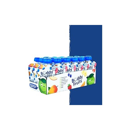 Buddy Fruits Blueberry, Sweet Potato & Apple Blended Fruit & Veggies, 3.2oz