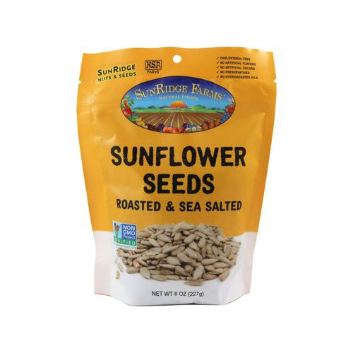 Sunflower Seeds, Roasted & Salted NonGMO Verified