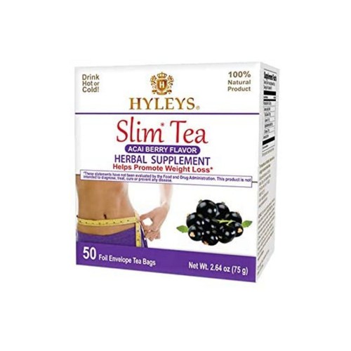 50 Ct Slim Tea Acai Berry Flavor