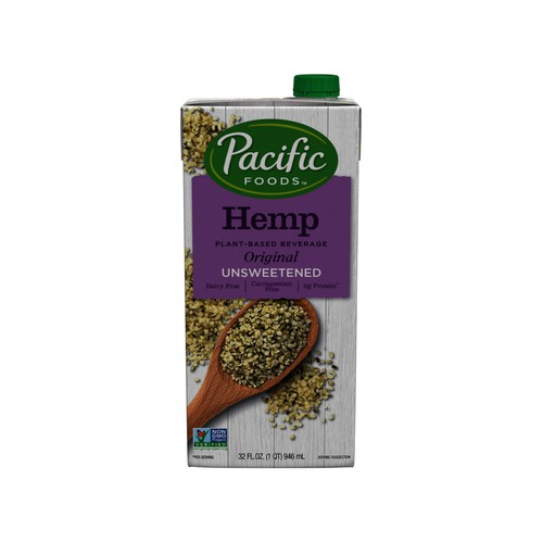 Pacific Foods Hemp Original Unsweetened Plant-Based Beverage, 32oz