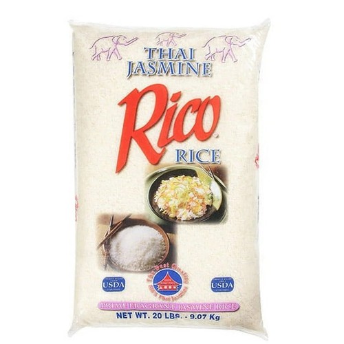 RICO RICE JASMINE 20LB BAG