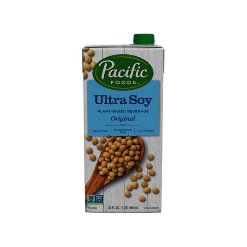 Pacific Foods Ultra Soy Plant-Based Beverage, 32oz