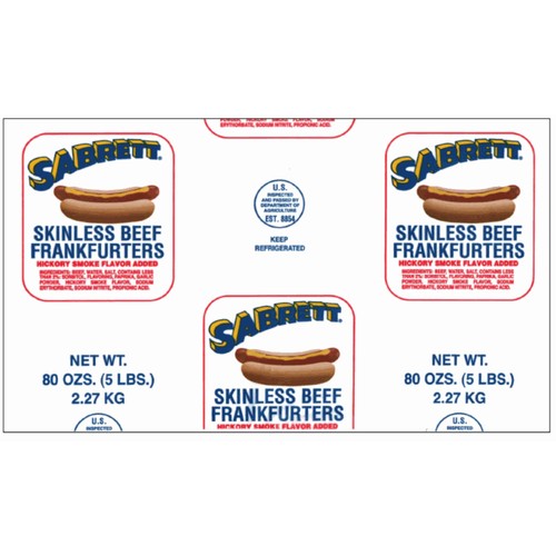 All Beef Skinless Frank(Hot Dog) 11/1