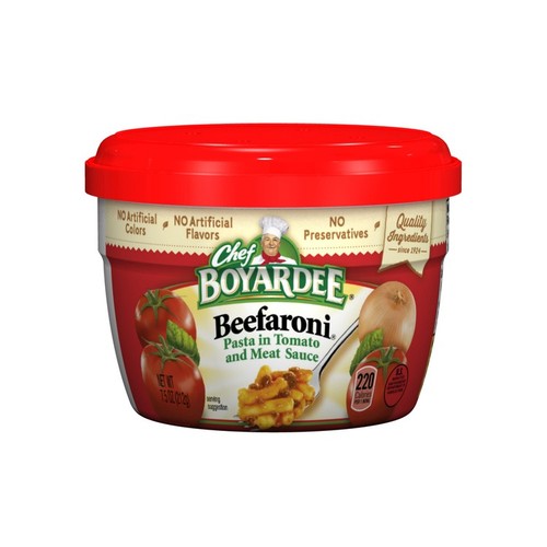 CHEF BOYARDEE MICROWAVE BOWL BEEFARONI