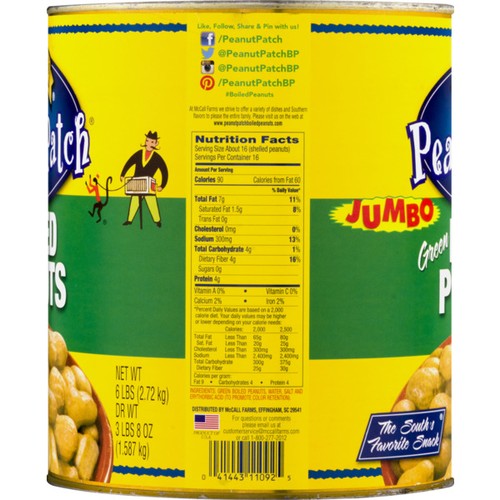Margaret Holmes Peanut Patch Jumbo Green Boiled Peanuts