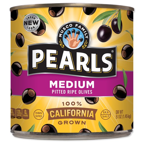 Olives - Medium Pitted CA Black, Can