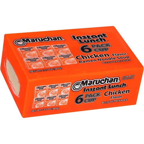Maruchan Instant Chicken Flavor Ramen Noodle Soup 6-2.25 oz. Box