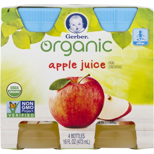 gerber organic apple juice