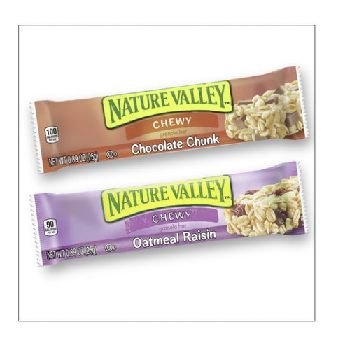 Nature Valley Chewy Granola Bar Chocolate Chip & Oatmeal Raisin 120 Ct