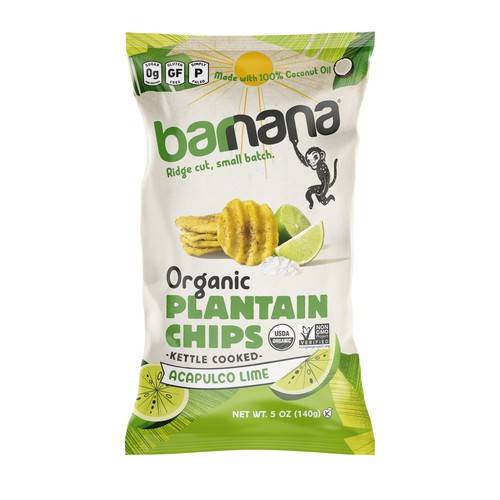 (140g, 6ct) - Lime Plantain Chip