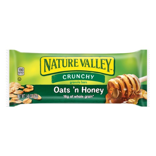Nature Valley Crunchy Granola Bar, Oats 'N Honey, 1.5 oz, 18 ct