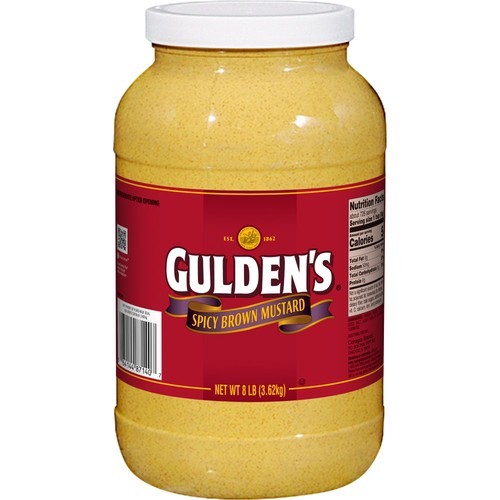 GULDENS Spicy Brown Mustard, 1 Gal