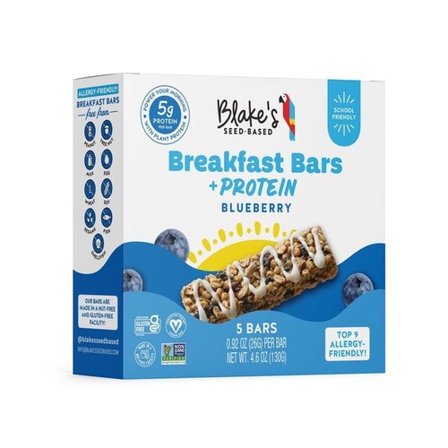 Blake's Seed Based Blueberry Breakfast Bars + Protein