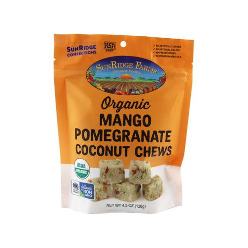 Coconut Chews - Mango Pomegranate Organic