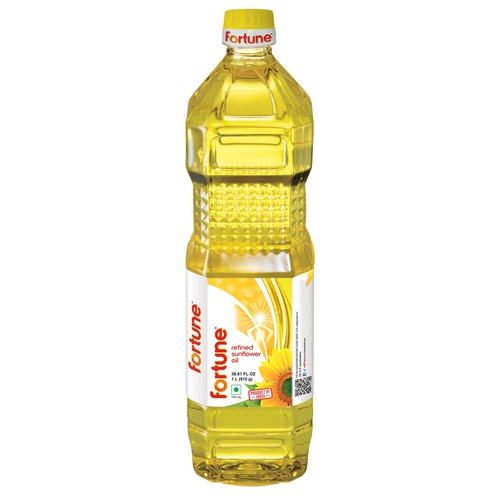 Refined Sunflower Oil 1 Liter Pack (12 Bottles of 1 Ltr. Per Case) (75 Cases/Pallet)