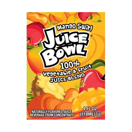 Mango Swirl Veg & Fruit Juice 4 oz Juice Box