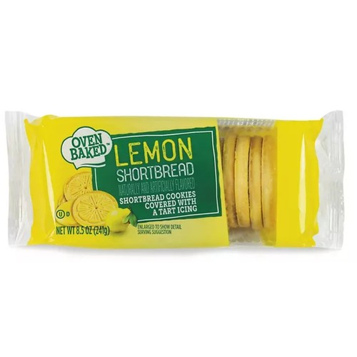 OVEN BAKED LEMON SHORTBREAD COOKIES