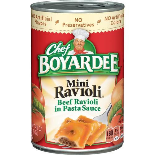 Chef BOYARDEE Mini Ravioli, 40oz Easy-Open Can