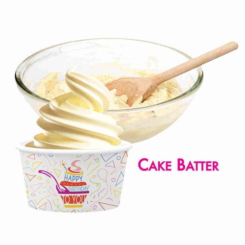Happy Birthday Cake Batter Frozen Yogurt Cups