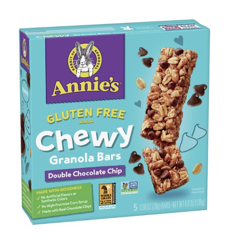 Annie's Gluten Free Granola Bars Double Chocolate Chip (5 ct) 0.98 oz