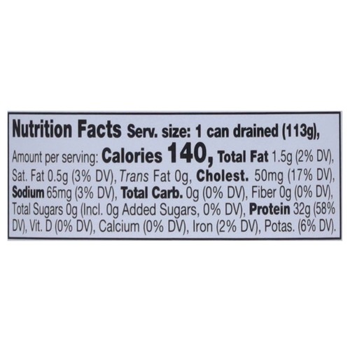 Bumble Bee Prime Solid White Albacore Tuna Low Sodium in Water, 5 oz Can (Pack of 12)