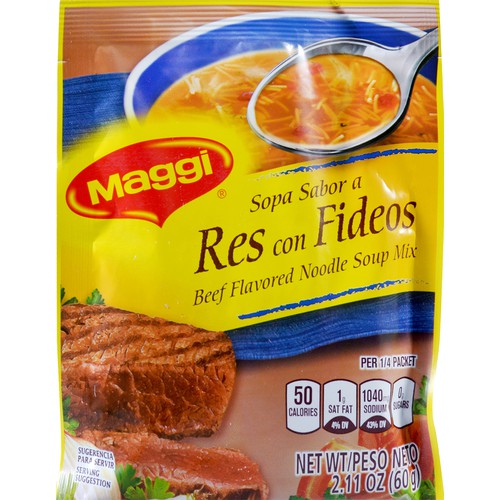 Maggi Beef Flavored Noodle Soup Mix 2.11 oz
