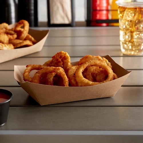 3 lbs Boat Tray Kraft color, MYECOPLANET