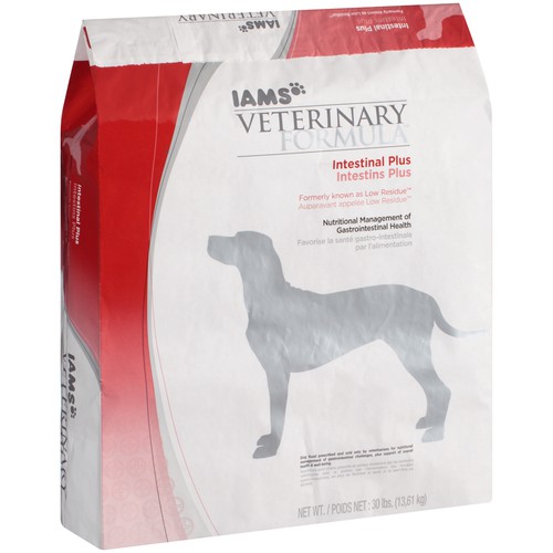 iams low residue dog food