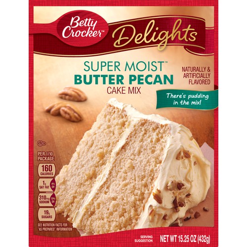 Super Moist Cake Mix, 15.25 oz, Butter Recipe Pecan