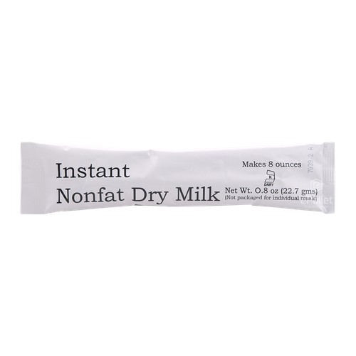 Single Serve - USA Kosher Instant Non Fat Dry Milk A&D 150/0.8 oz - Full Pallet