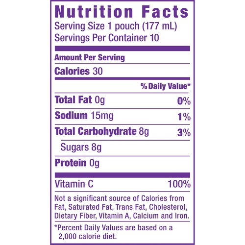 34 Kool Aid Nutrition Label Labels Design Ideas 2020