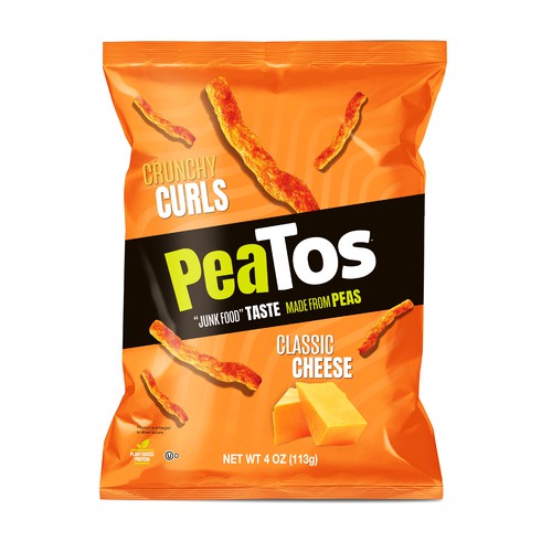 PeaTos Crunchy Curls - Classic Cheese