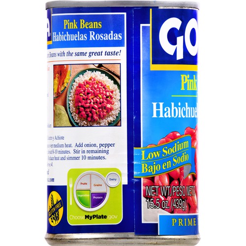 Goya Pink Beans Low Sodium 15.5 oz