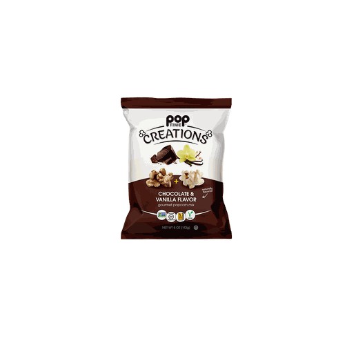 Creations Chocolate & Vanilla Whole Grain Popcorn Mix
