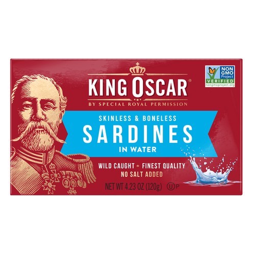 King Oscar Sardines S/B in Water 12/4.23